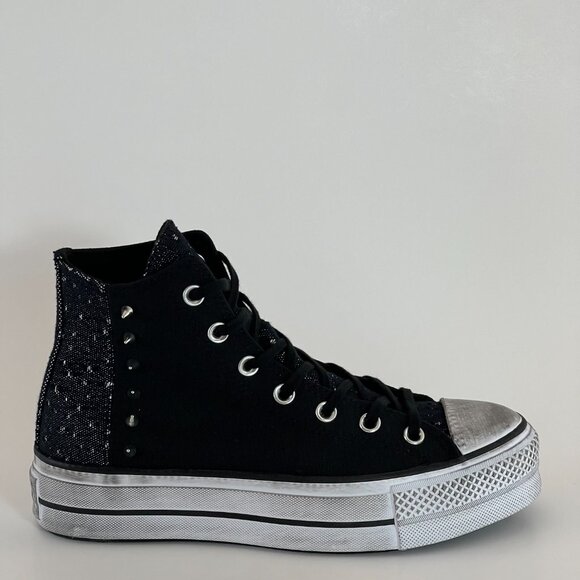 Converse CTAS Hi Lift Studded Women's Platform Sneakers A06450C NWT - Picture 2 of 6